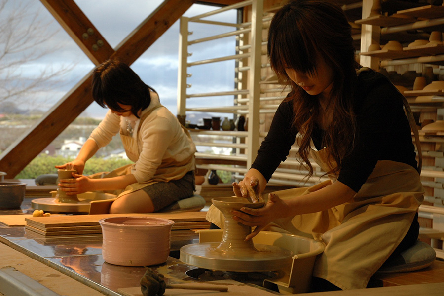 「陶芸体験」笠間工芸の丘