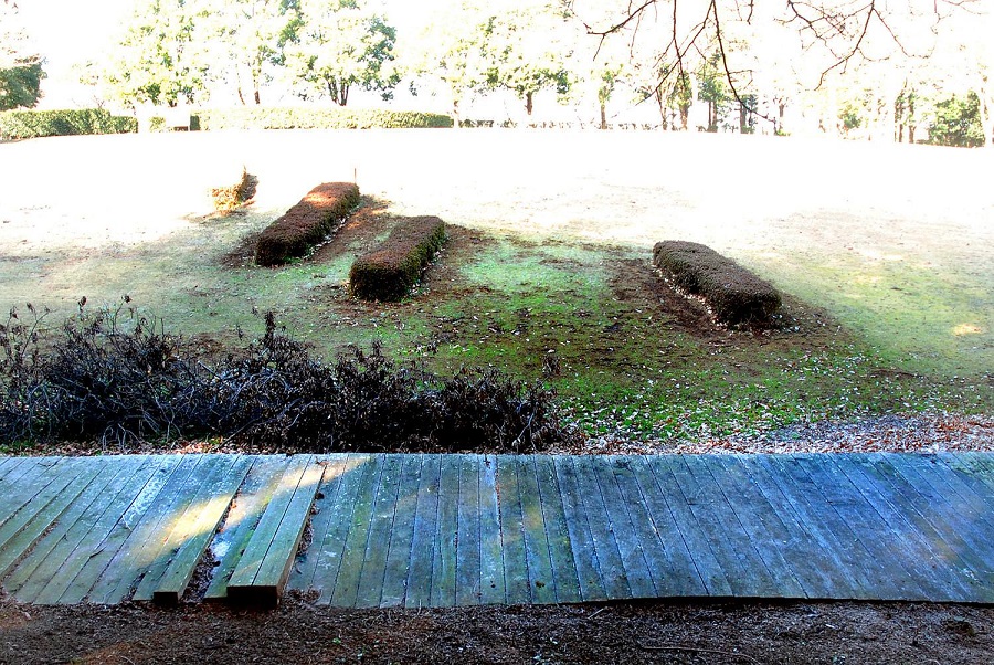 古代の面影残る公園