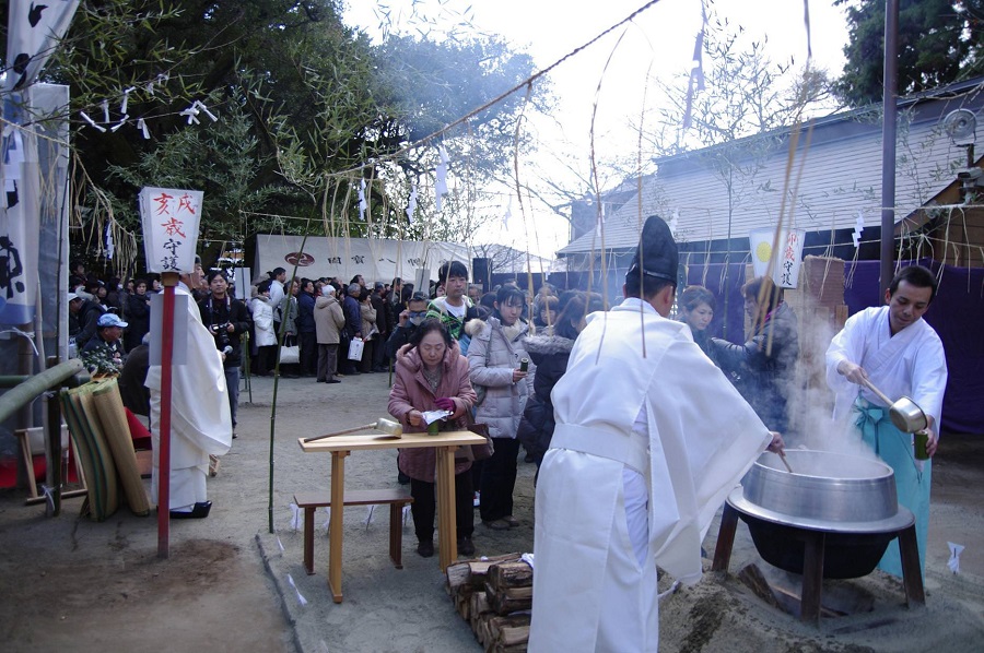 水戸八幡宮の初詣