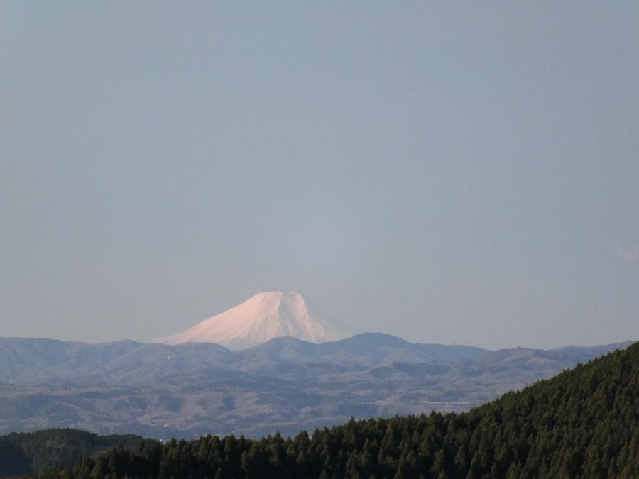 奥日立きららの里より富士山を望む